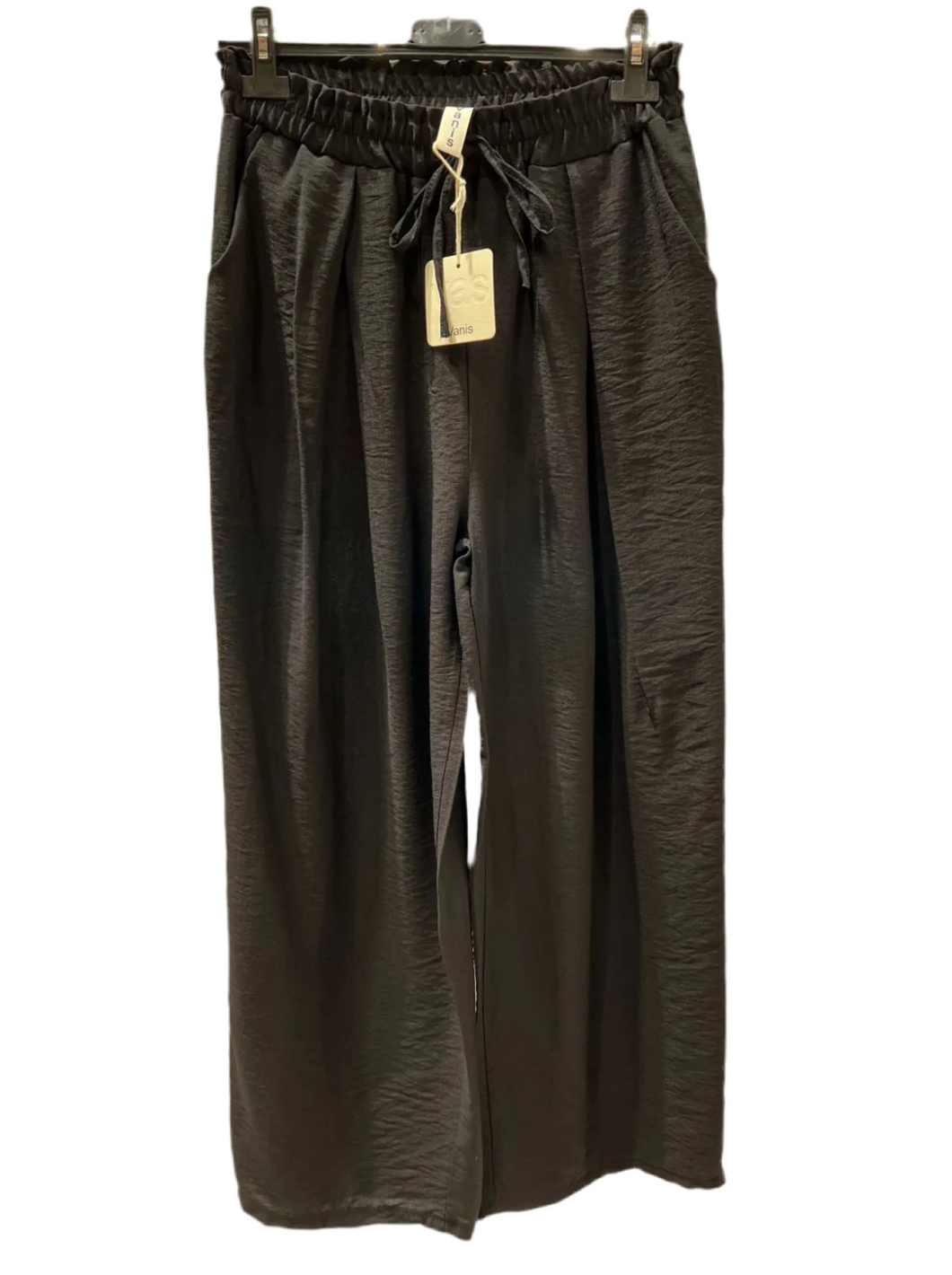 Drawstring Crepe Pants