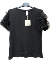 Load image into Gallery viewer, Frill Sleeve Tshirt
