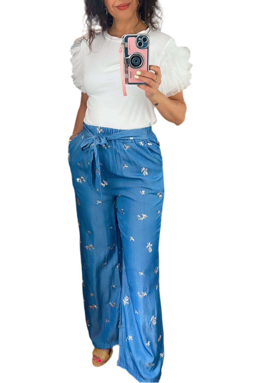 Blingy Chambray Pants