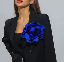 Load image into Gallery viewer, Satin Flower Pin
