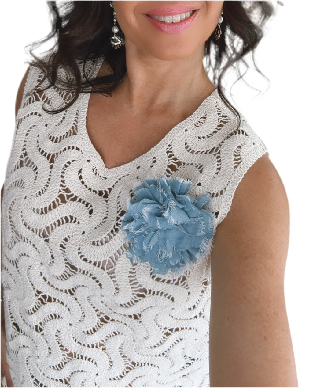 Macramé Sleeveless Top