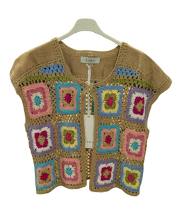 Colorful Crochet Cardigan