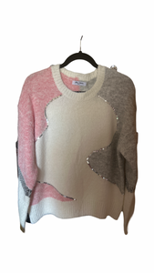 Sequin Swirl Sweater