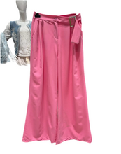 Load image into Gallery viewer, Silver Buckle Wide Leg Trousers
