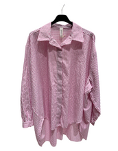 Load image into Gallery viewer, Sparkly Pinstripe Shirt
