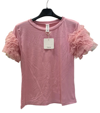 Load image into Gallery viewer, Frill Sleeve Tshirt
