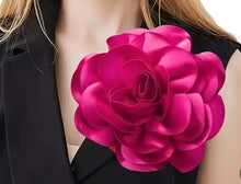 Load image into Gallery viewer, Satin Flower Pin

