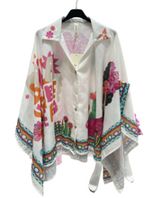 Load image into Gallery viewer, Frida Love Poncho Blouse
